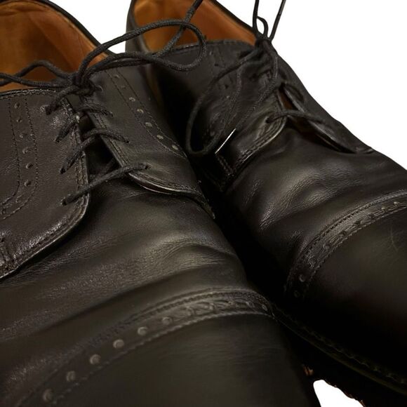 Allen Edmonds Perry Black Leather Men's Event Classic Shoes Size 9 - Picture 7 of 10